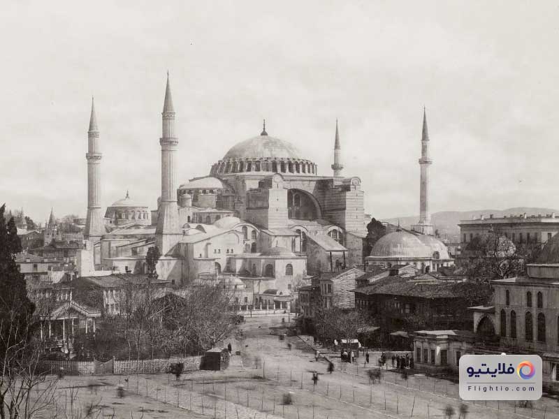 مسجد ایاصوفیه در گذشته