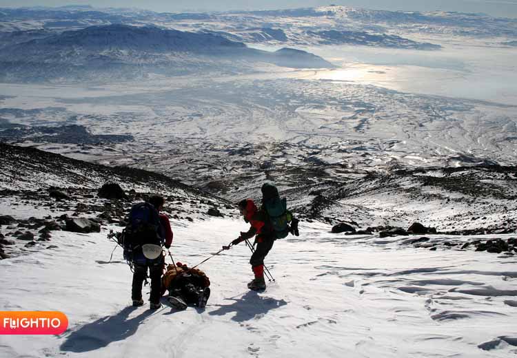 کوهنوردی در کوه آرارات ترکیه