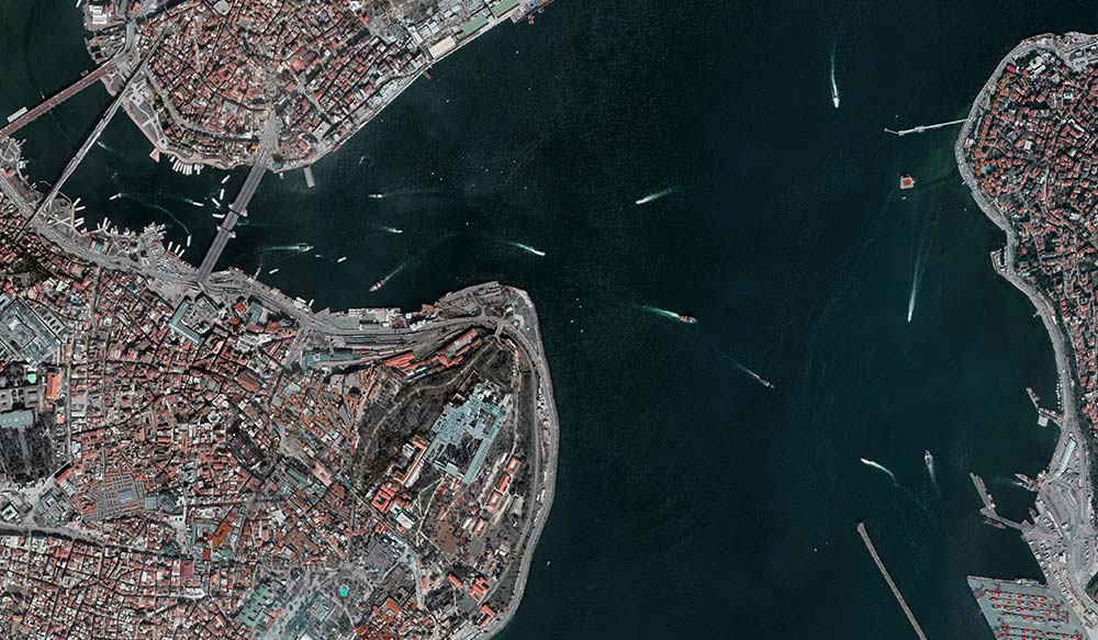 تصویر هوایی استانبول