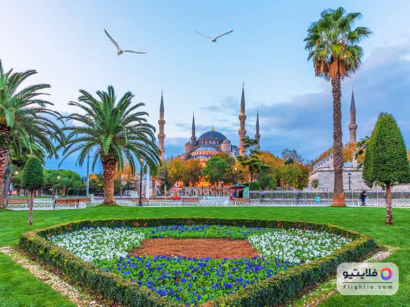 پارک سلطان احمد از پارک های زیبای استانبول