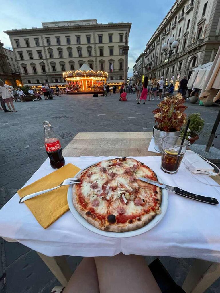 پیتزا در سفر به میلان