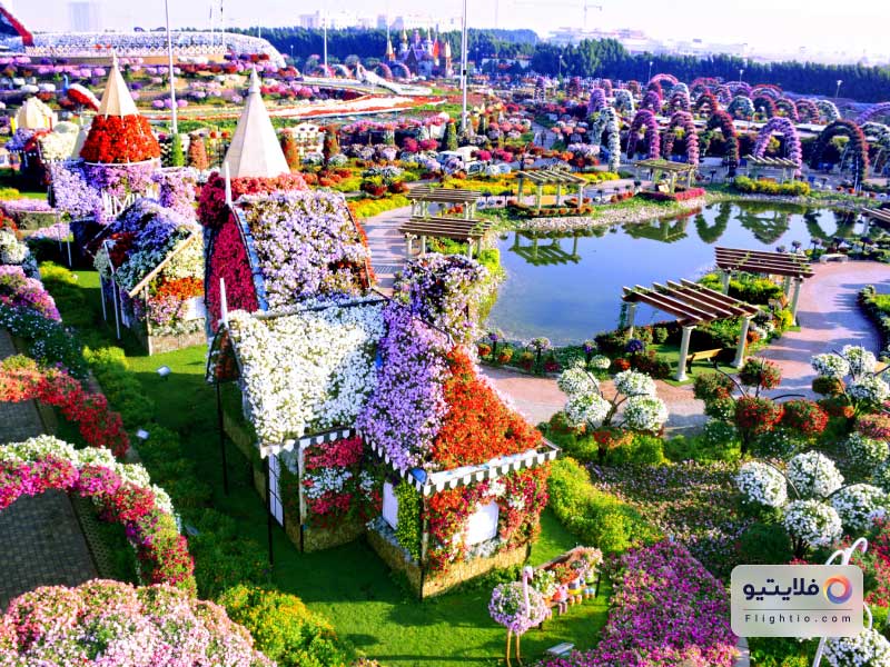 باغ گل دبی از جاذبه های گردشگری