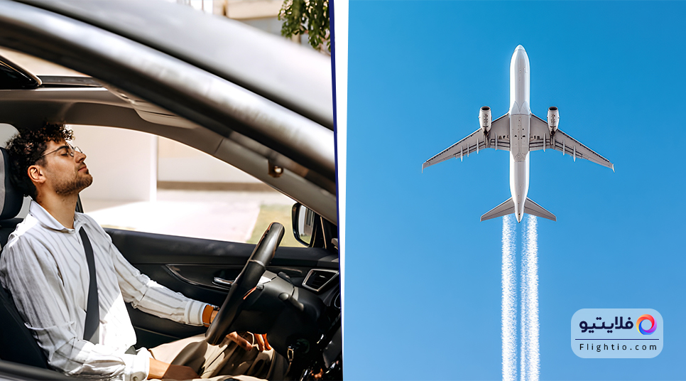 هواپیما در آسمان