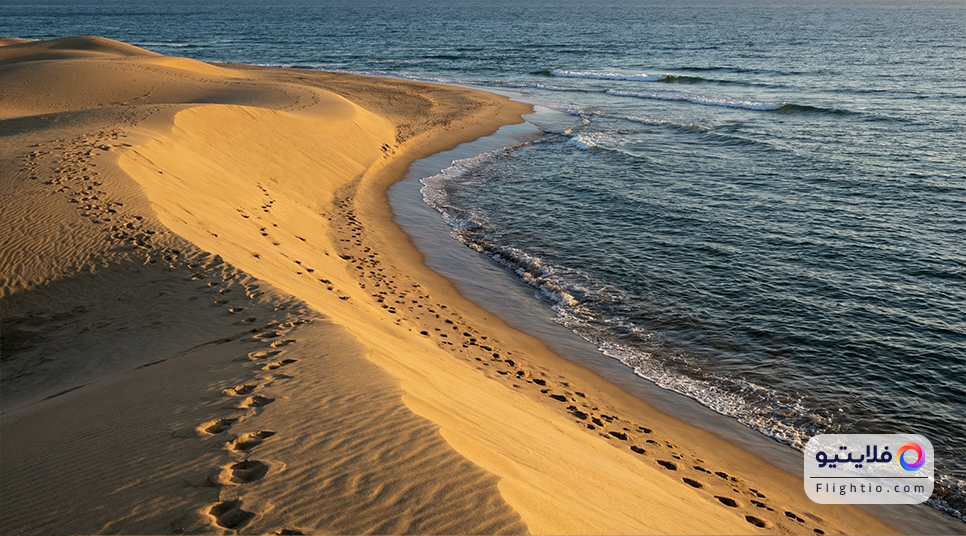 روستای مغدان و تپه&zwnj;های شنی